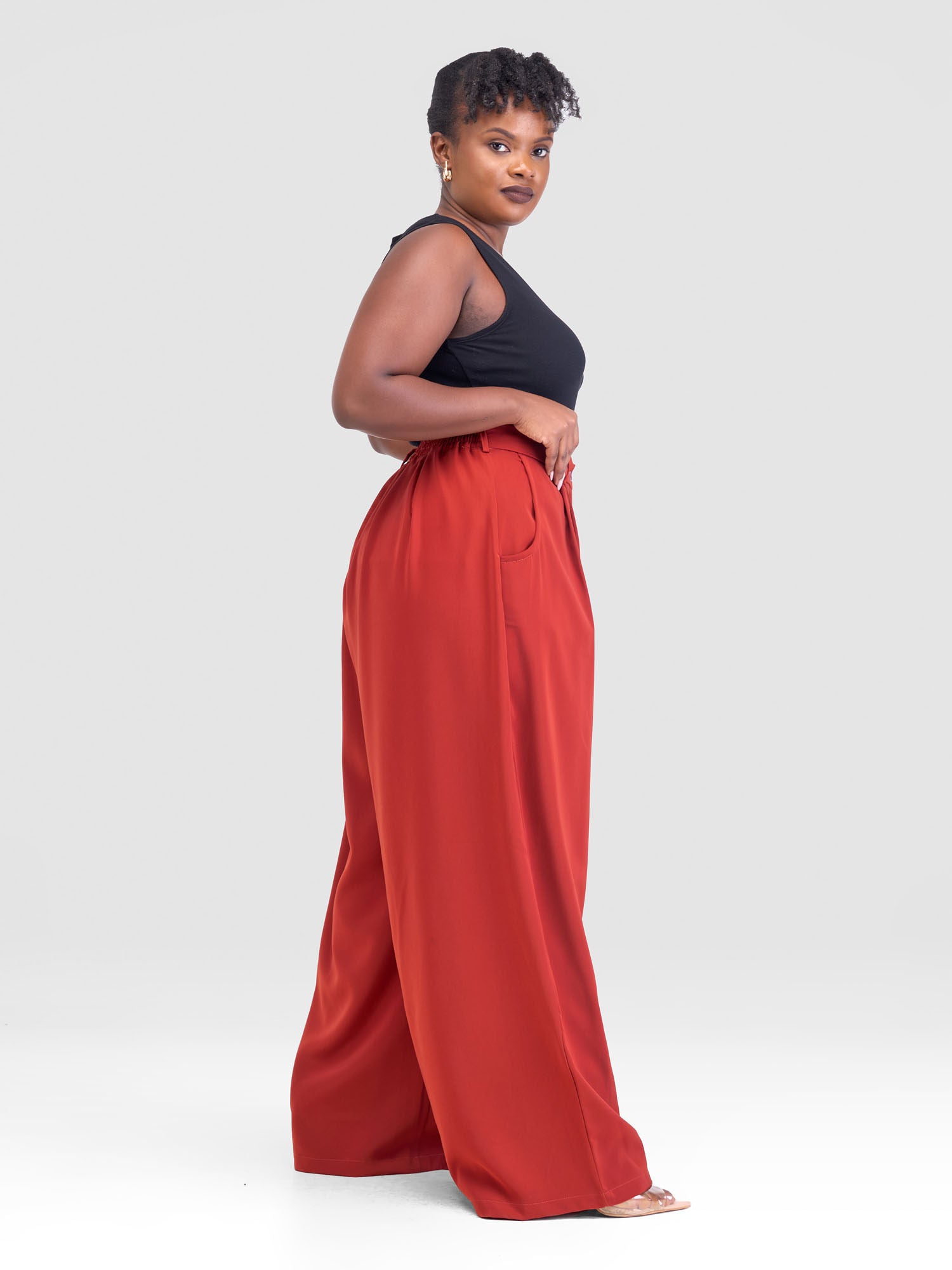 Plain Palazzo Pants – The Nural Ains