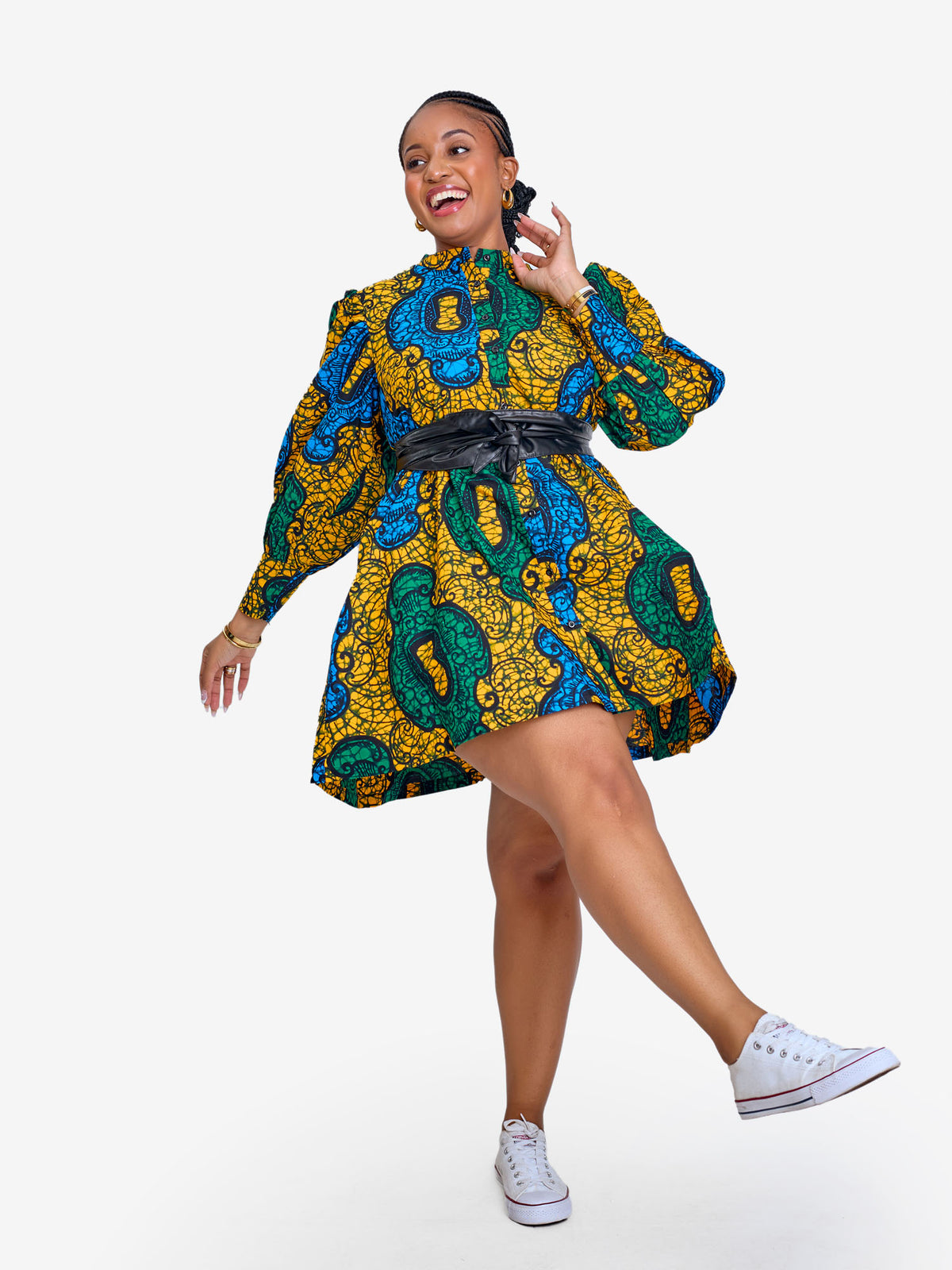 Shirt-dress Combo
