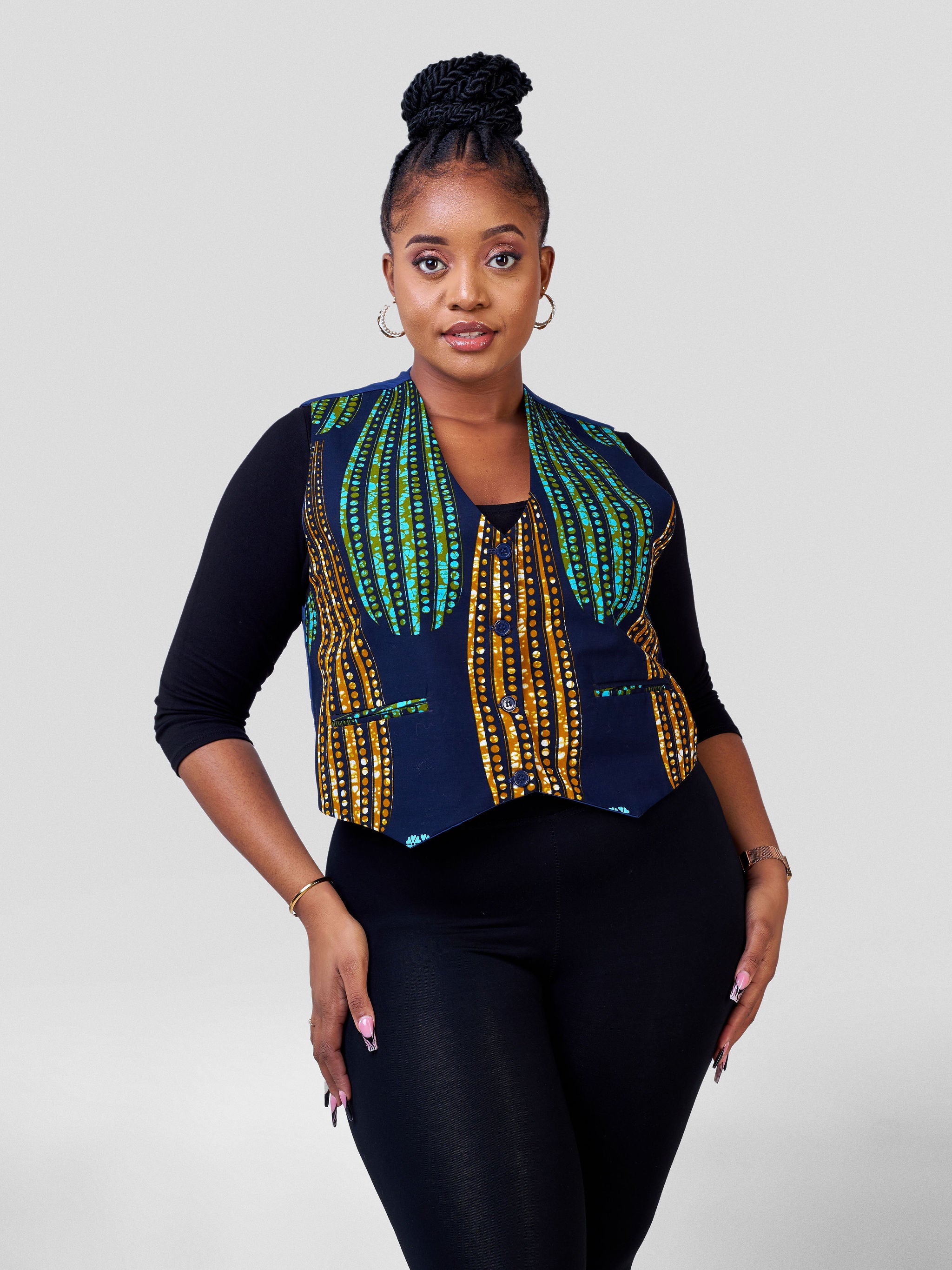 Ankara Waist Coat The Nural Ains